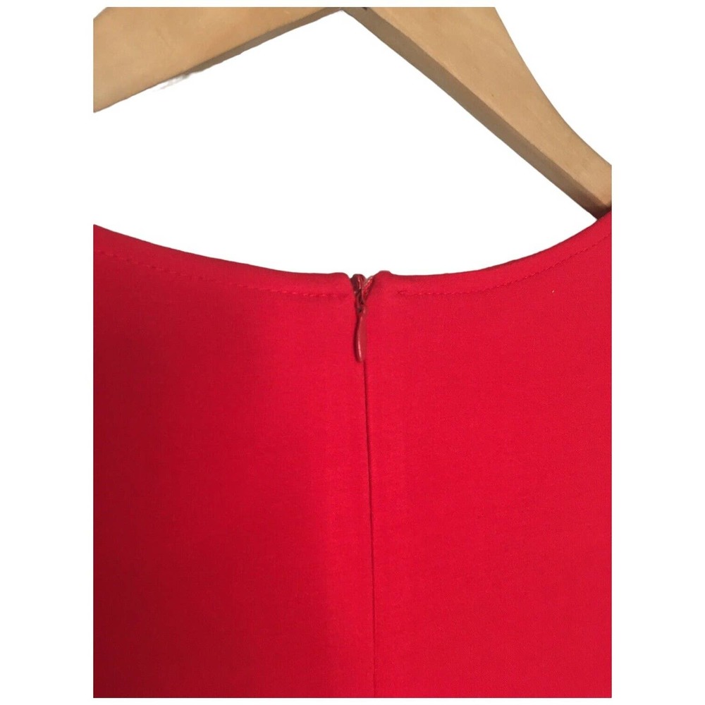 Lulus Gimme Some Flair Red Flounce Sleeve Bodycon Lined Womens Dress Red M - Picture 8 of 16